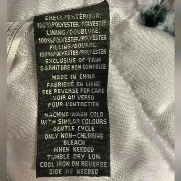 Calvin Klein Cheetah Print Furry One Button Vest Size  2 - Picture 5 of 6